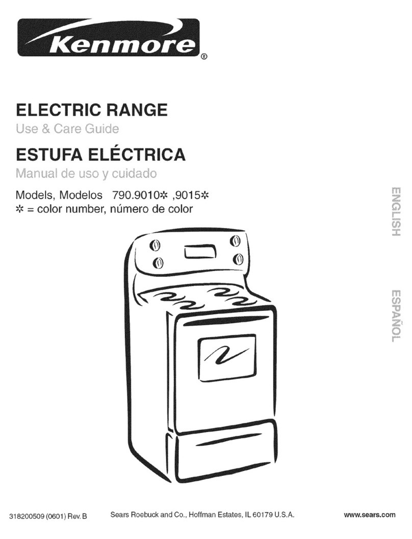 Kenmore 790.9010 Series User manual