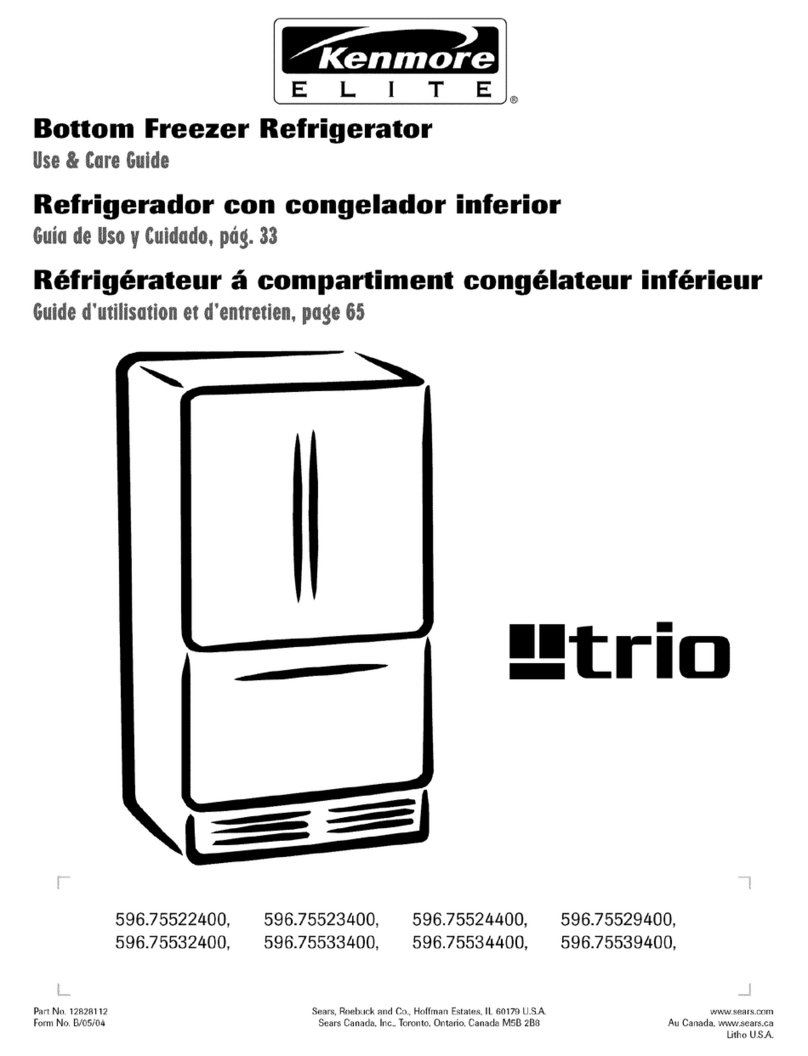 Kenmore 596.75522400 User manual