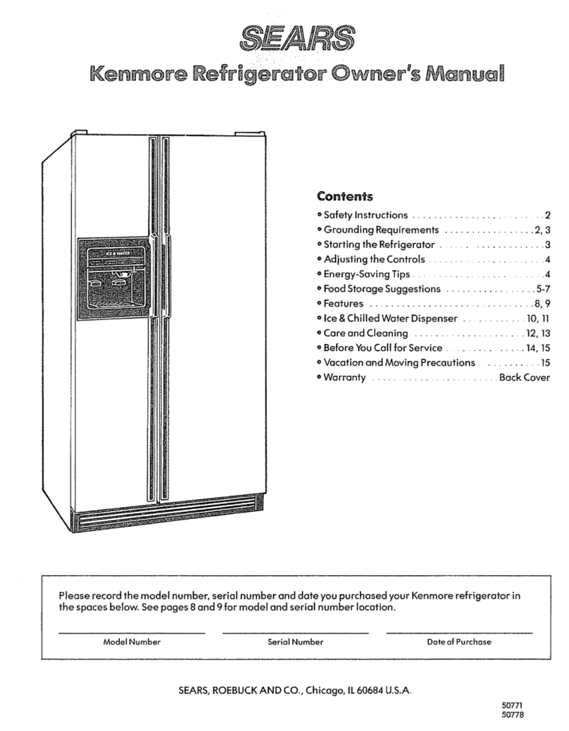 Kenmore 3639507714 User manual