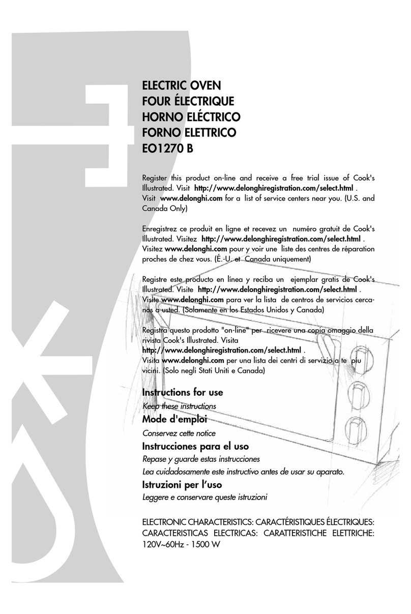 DeLonghi EO1270 B User manual