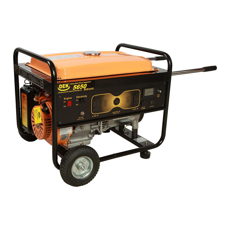 DEK 4550Pro owner's manual