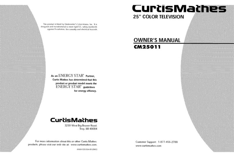 Curtis Mathes CM25011 owner's manual