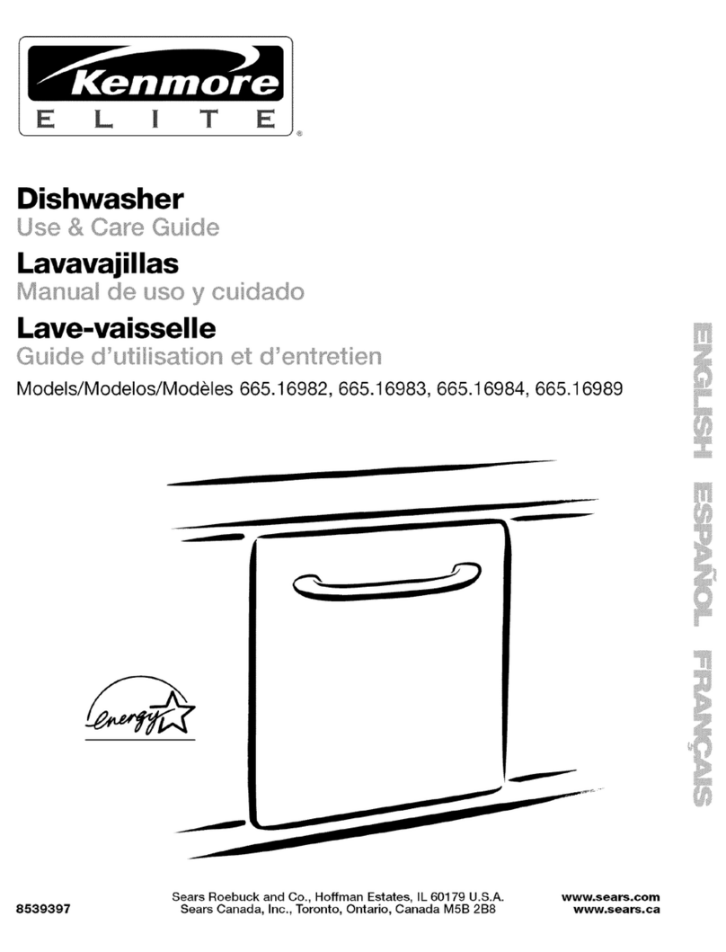 Kenmore 665.16982 Use & care guide