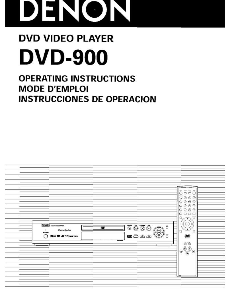 Denon DVD-900 User manual