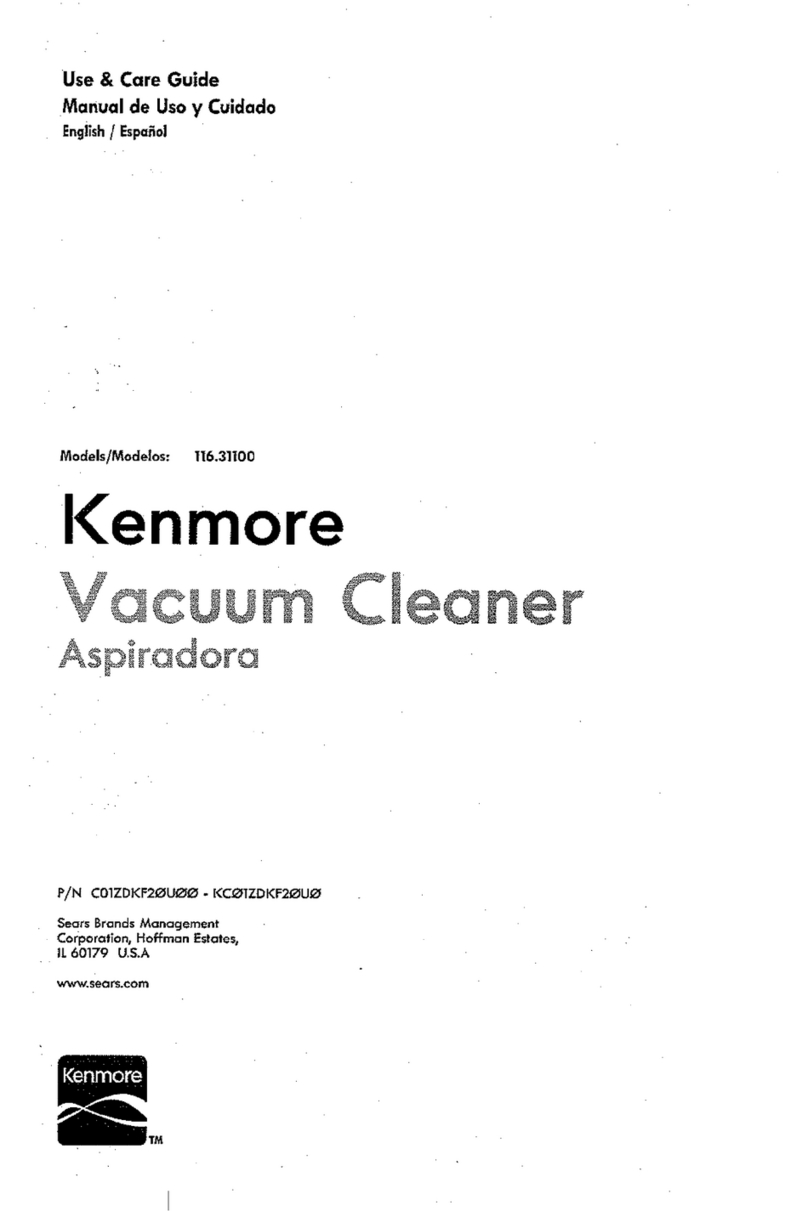 Kenmore 116.31100 User manual