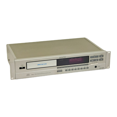 Denon Nippon DN-600F User manual