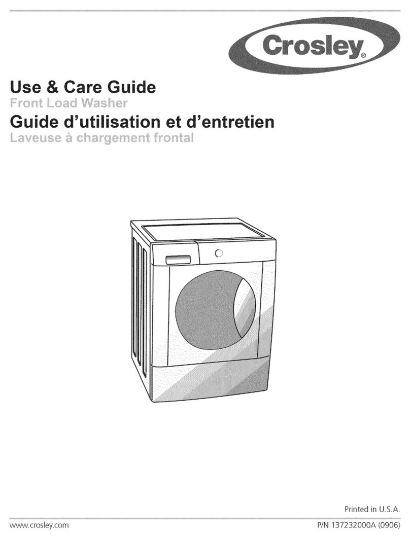 Crosley CFW4500KW0 User manual