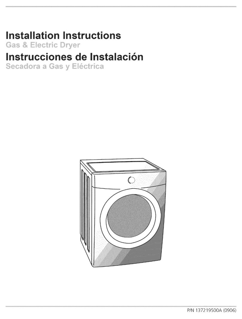 Crosley CDE7500KW0 User manual