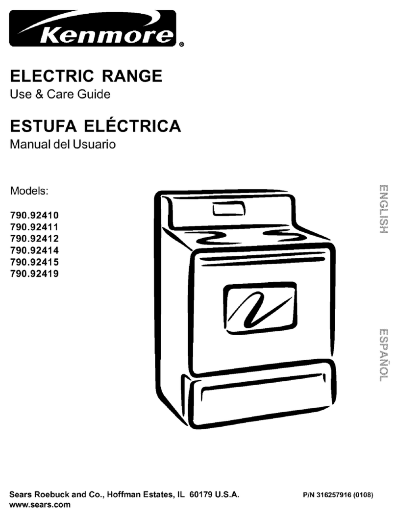 Kenmore 790.92410 Use & care guide
