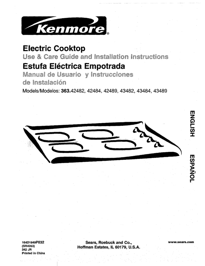 Kenmore 363.42482 Use & care guide and installation instructions