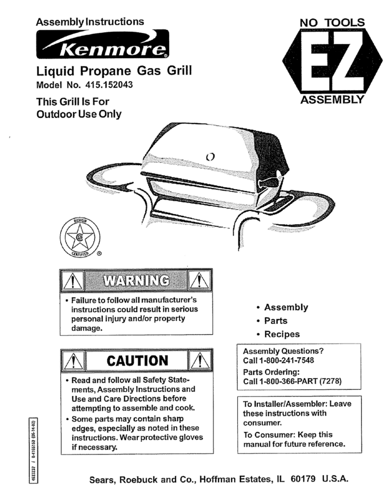 Kenmore 415.152043 User manual