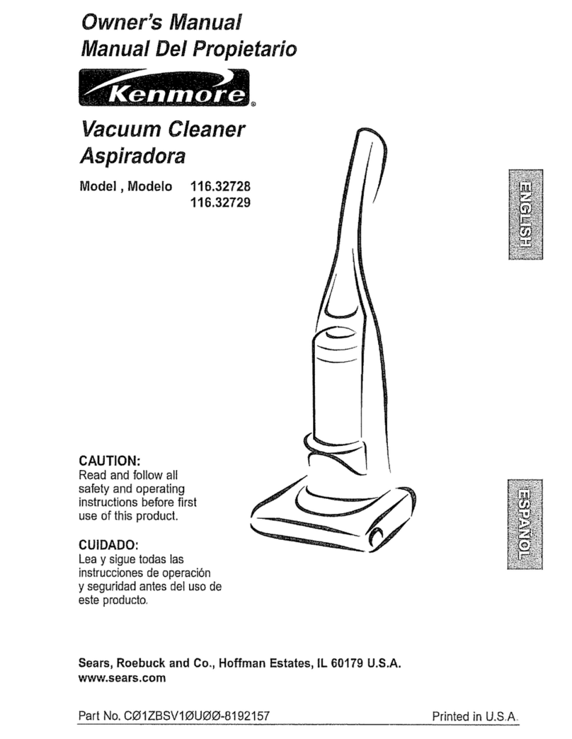 Kenmore 11632729 User manual