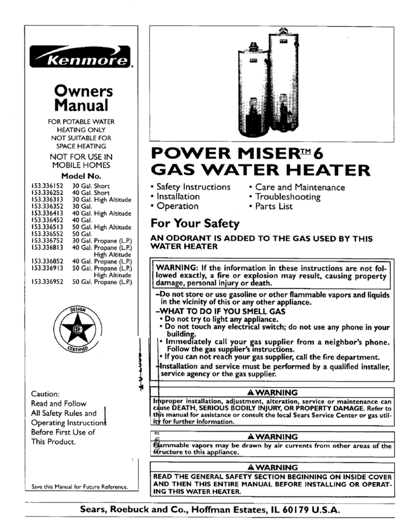 Kenmore 153.336152 owner's manual