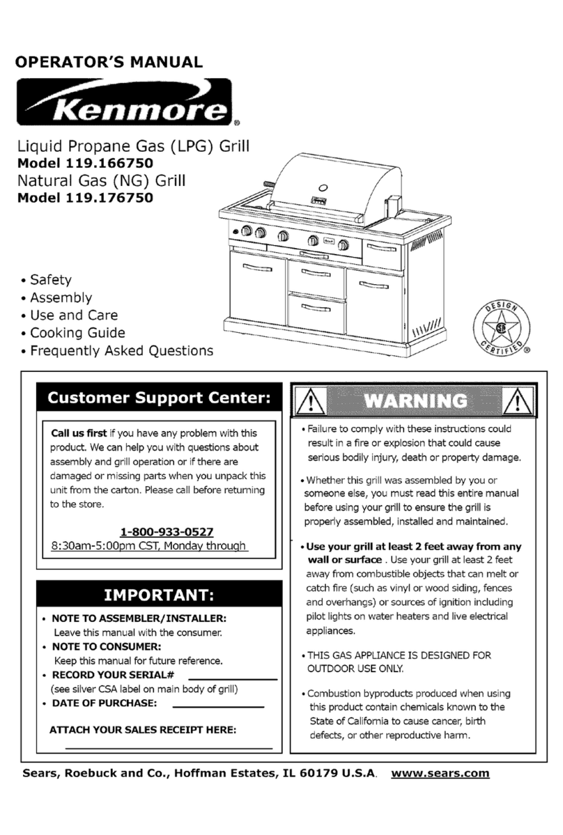 Kenmore 119.166750 Operator's manual
