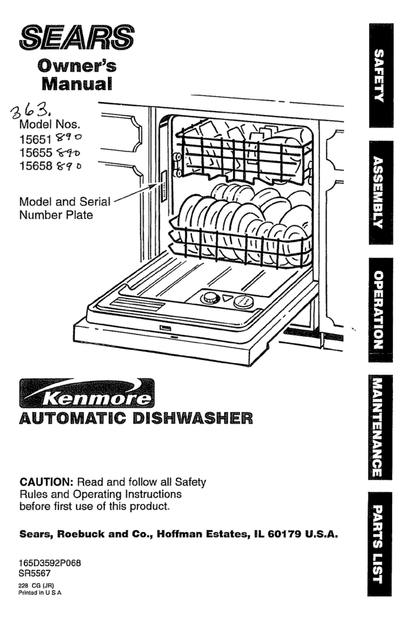 Kenmore 363.15651890 owner's manual