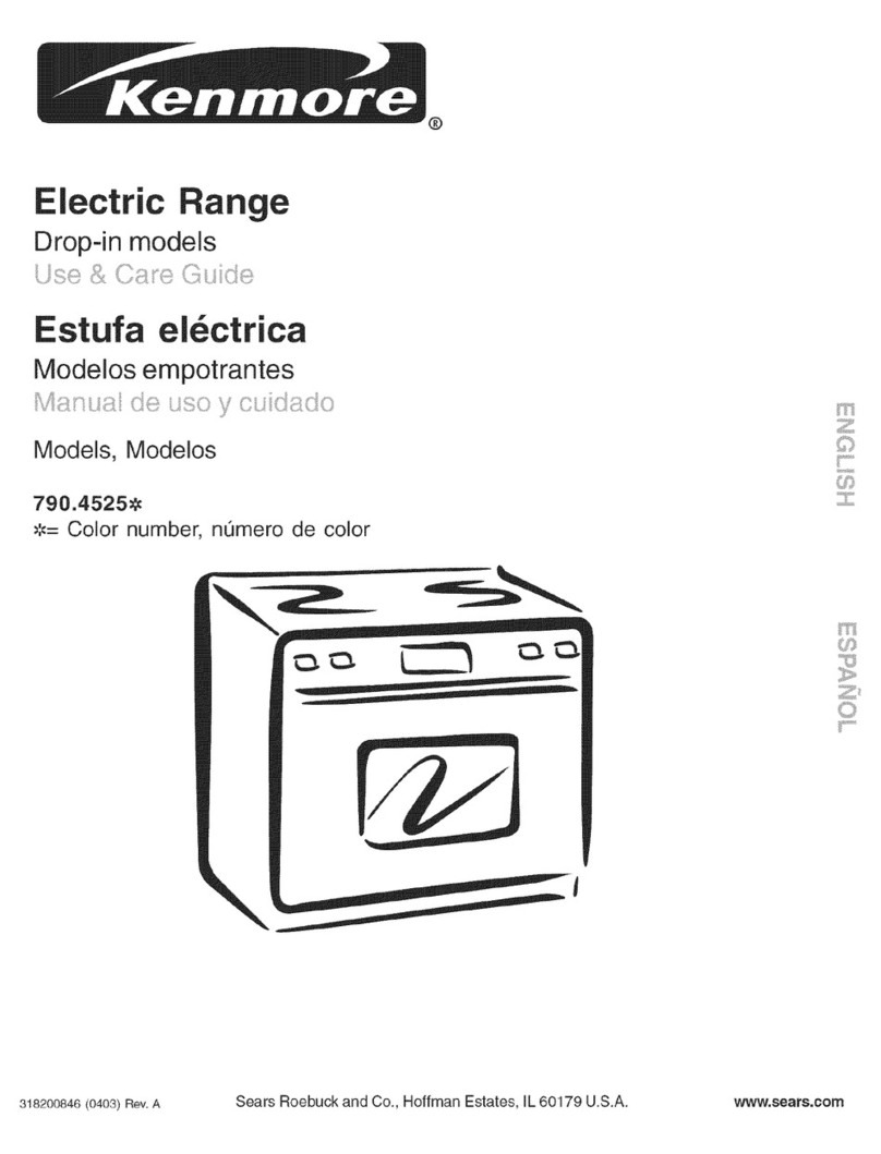 Kenmore 790.4525 Series User manual