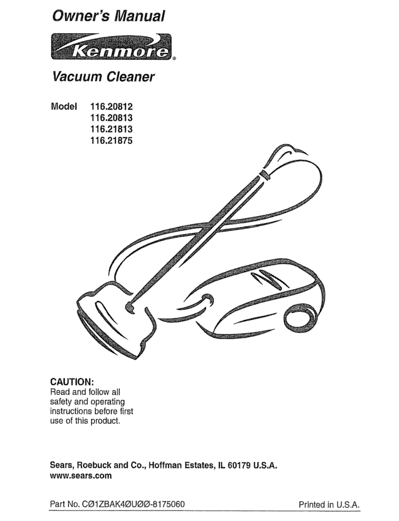 Kenmore 116.20812 User manual