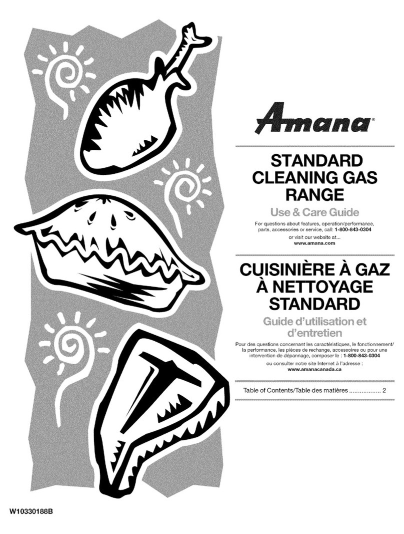 Amana AGR4433XDS1 Use & care guide