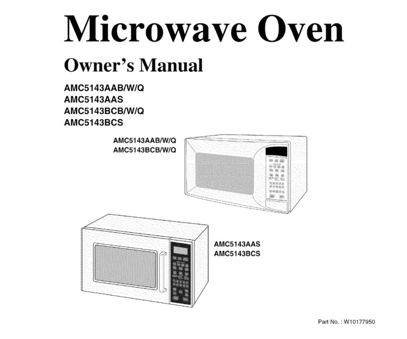Amana AMC5143BCS User manual Amana AMC5143BCS User manual