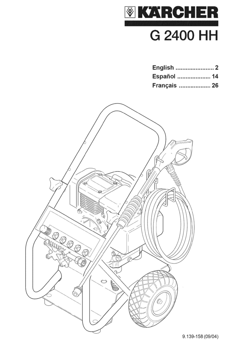 Kärcher G 2400 HH User manual