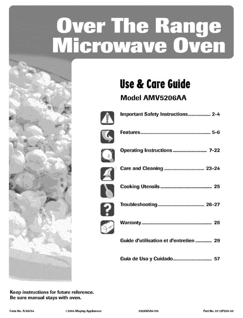 Amana AMV5206AA User manual