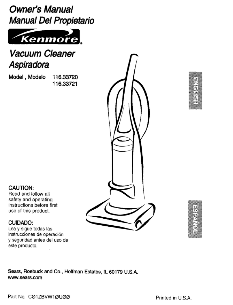 Kenmore 116.33721 User manual