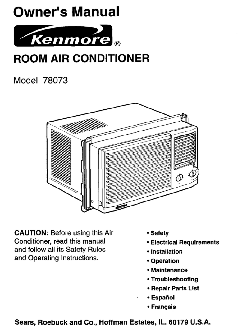 Kenmore 78073 User manual Kenmore 78073 User manual