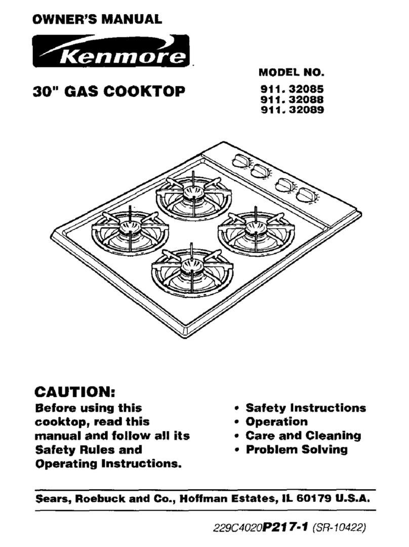 Kenmore 911.32085 User manual