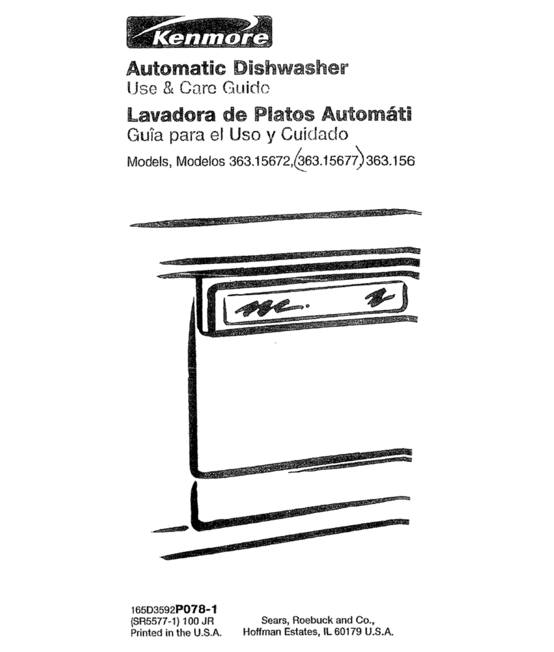 Kenmore 363.156 Use & care guide