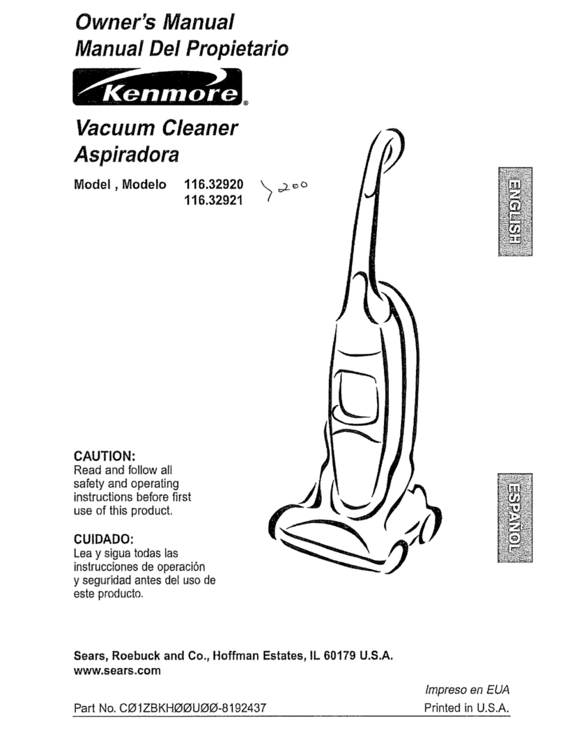 Kenmore 116.32921 User manual