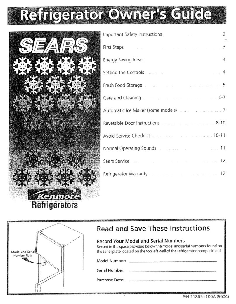 Kenmore 2539368010 User manual