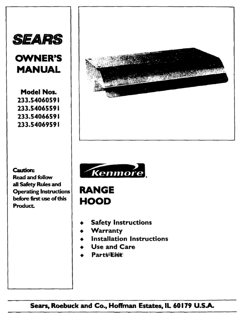 Kenmore 233.54065591 owner's manual