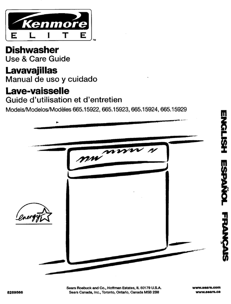 Kenmore 665.15924 Use & care guide