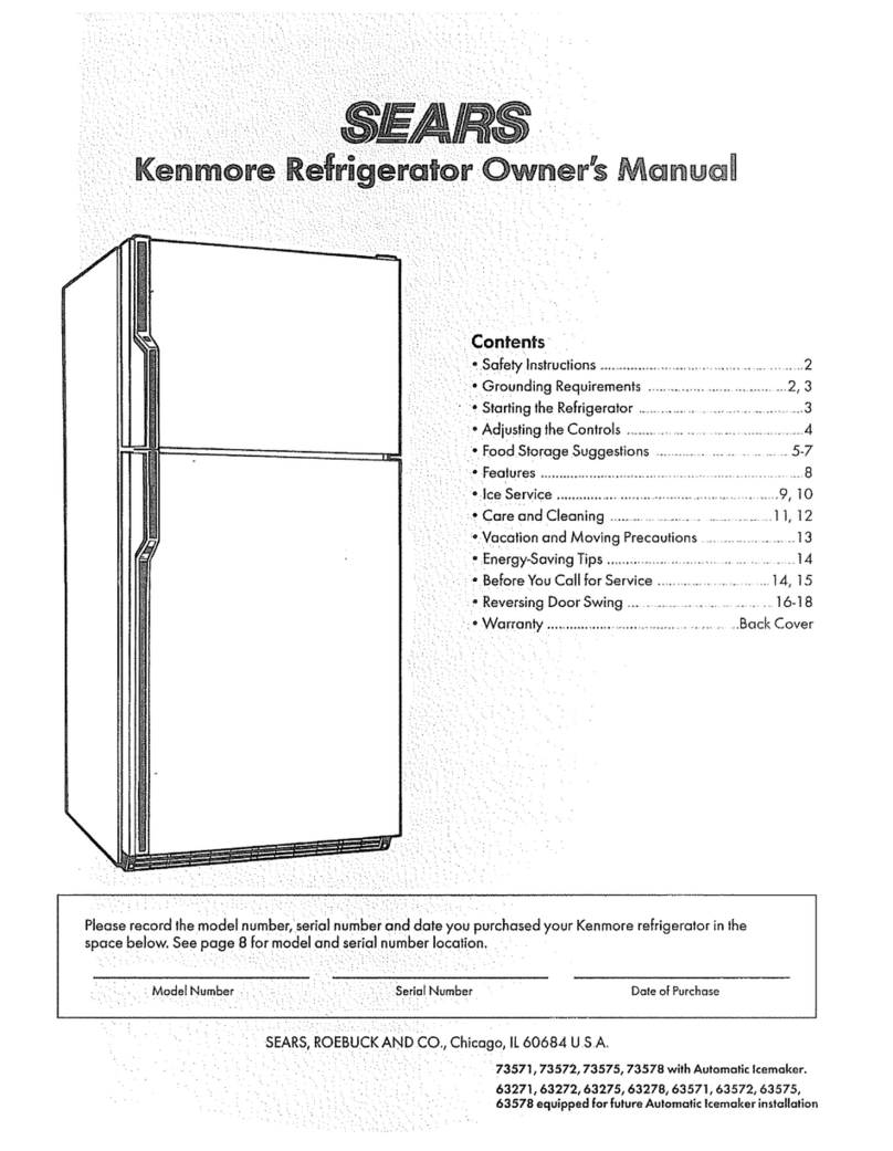 Kenmore 3639332783 User manual
