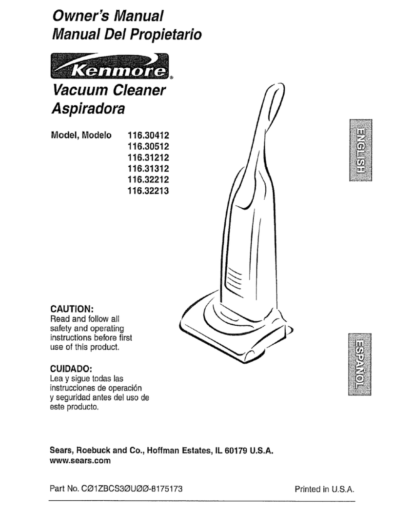 Kenmore 116.30412 User manual