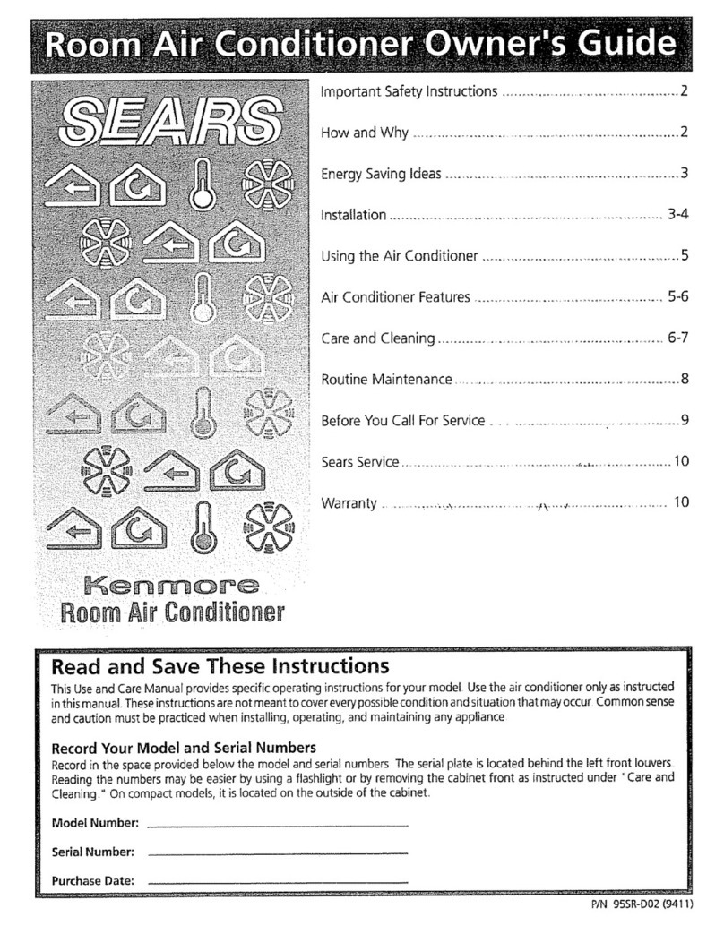 Kenmore 2539750841 User manual