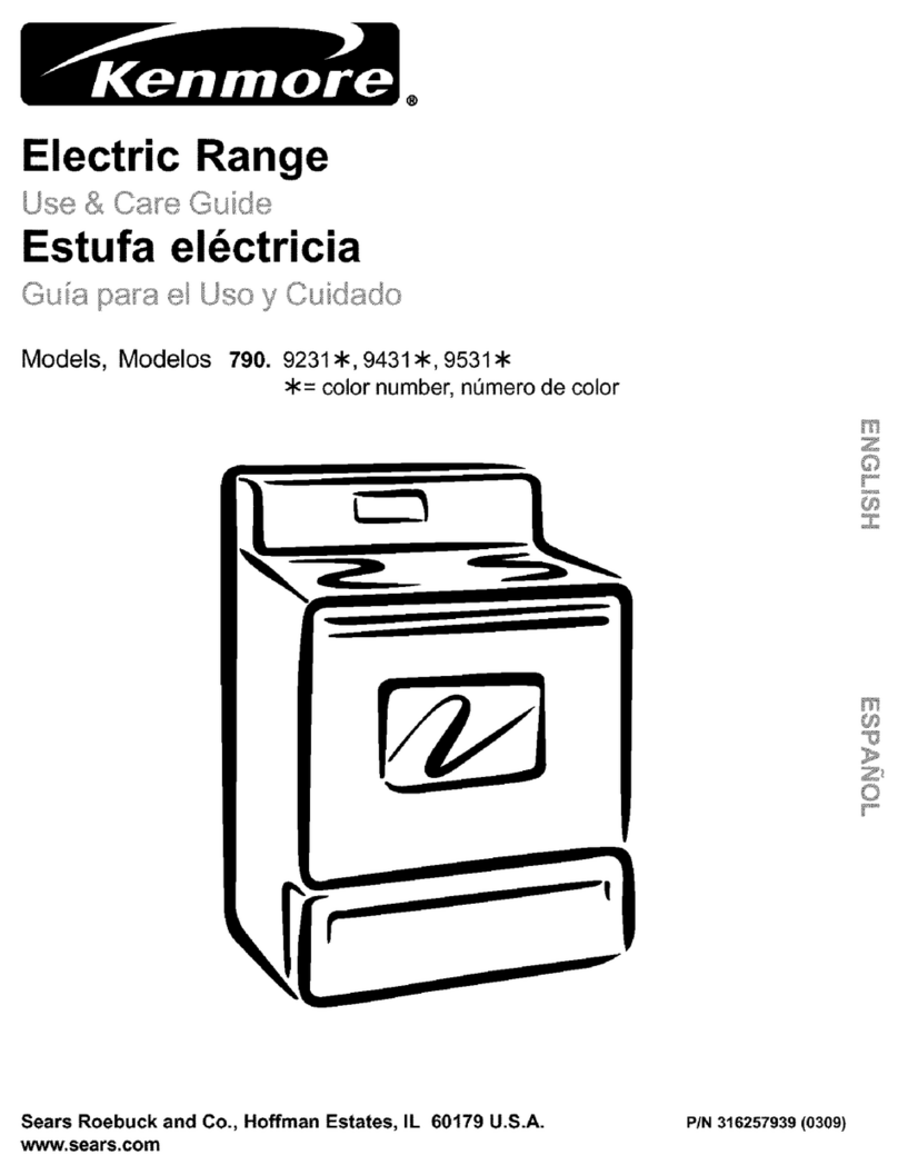 Kenmore 790.9231 Series Use & care guide
