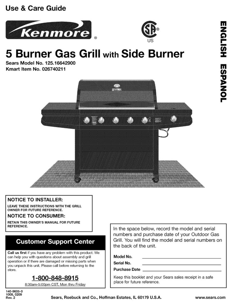 Kenmore 125.16642900 Use & care guide