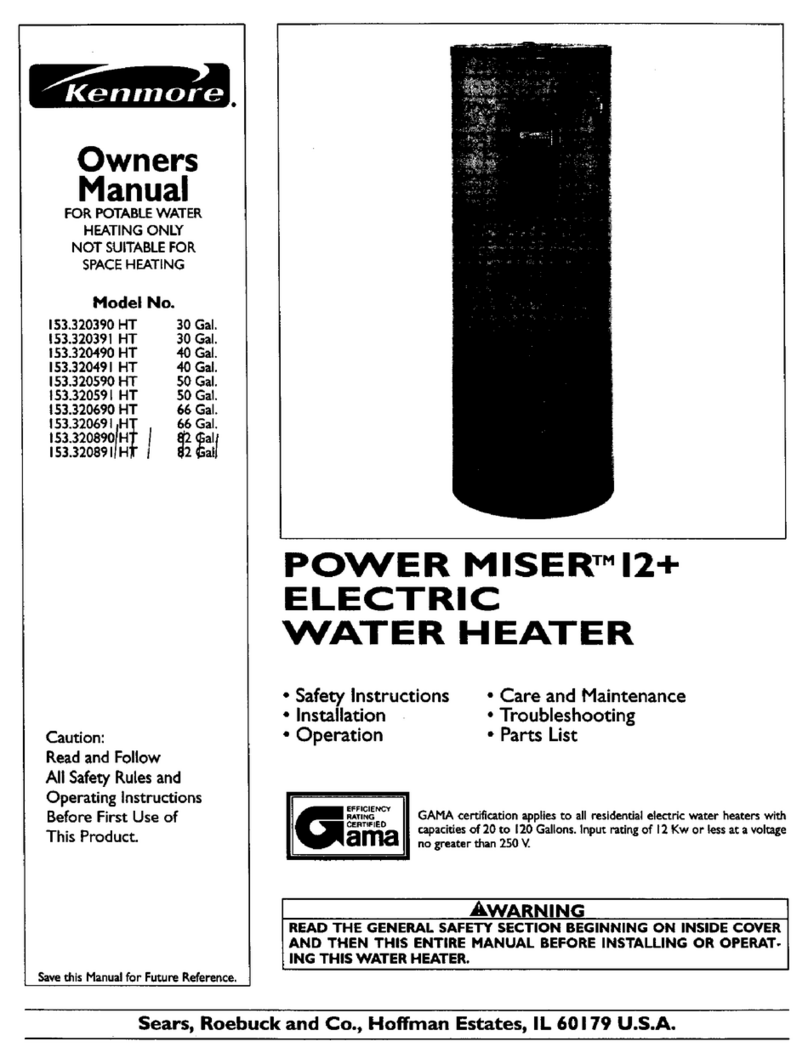 Kenmore 153.320491 HT owner's manual