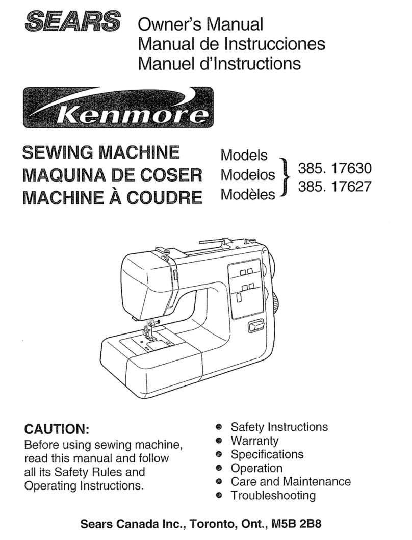 Kenmore 385.17630 owner's manual
