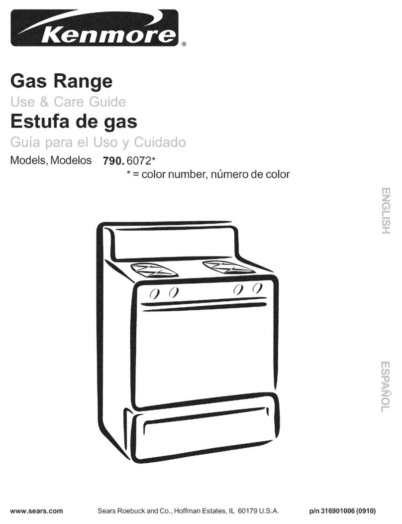 Kenmore 790.6072 Series User manual