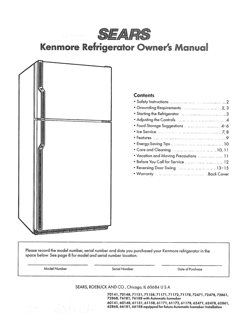 Sears 3639724715 User manual
