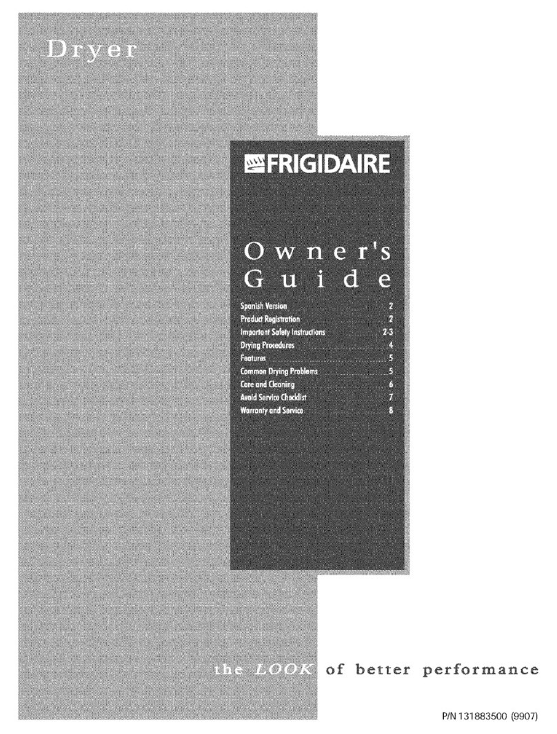 Frigidaire GLGR331AS0 User manual