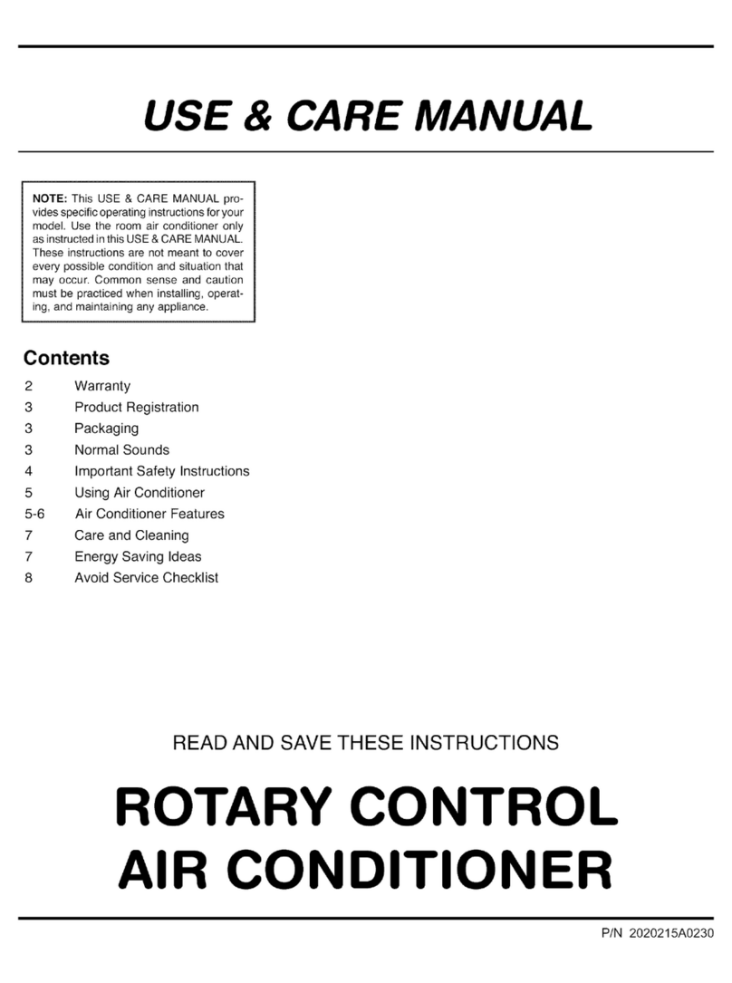 Frigidaire FAC102P1AA User manual