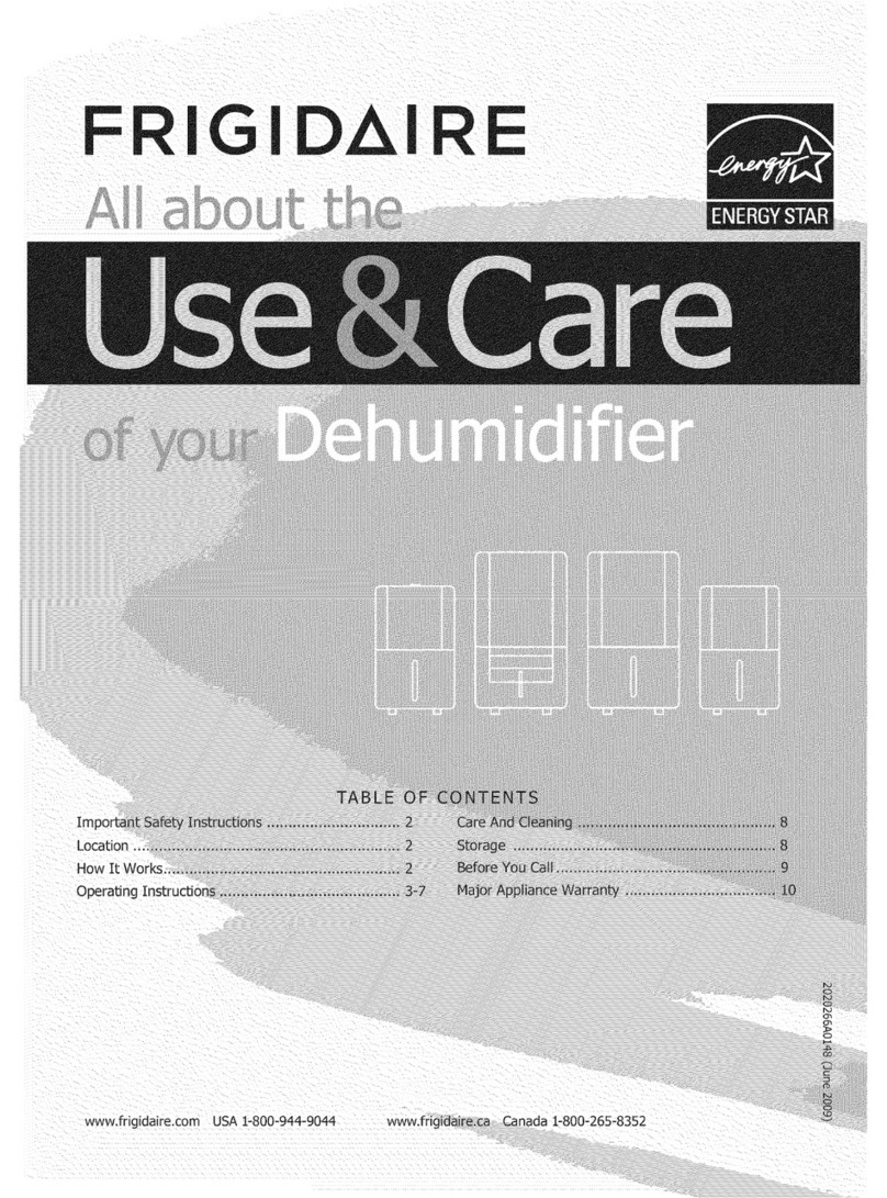 Frigidaire CAD704TDD2 Owner's manual