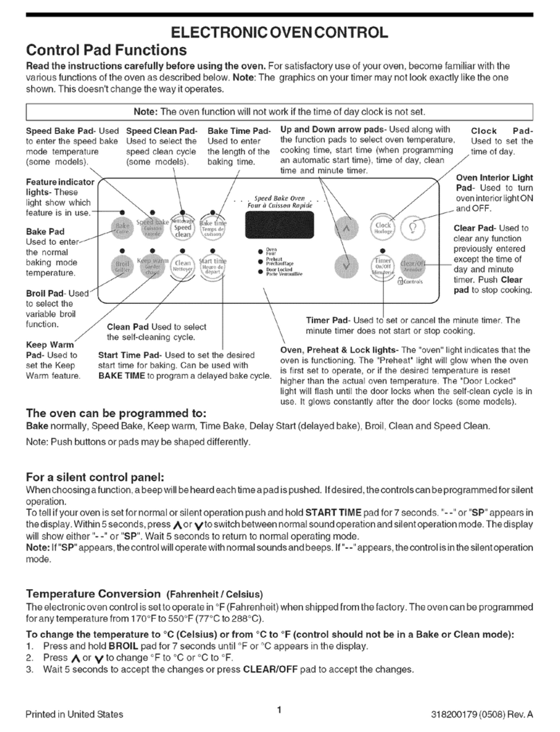 Frigidaire CFCS367GC2 manual