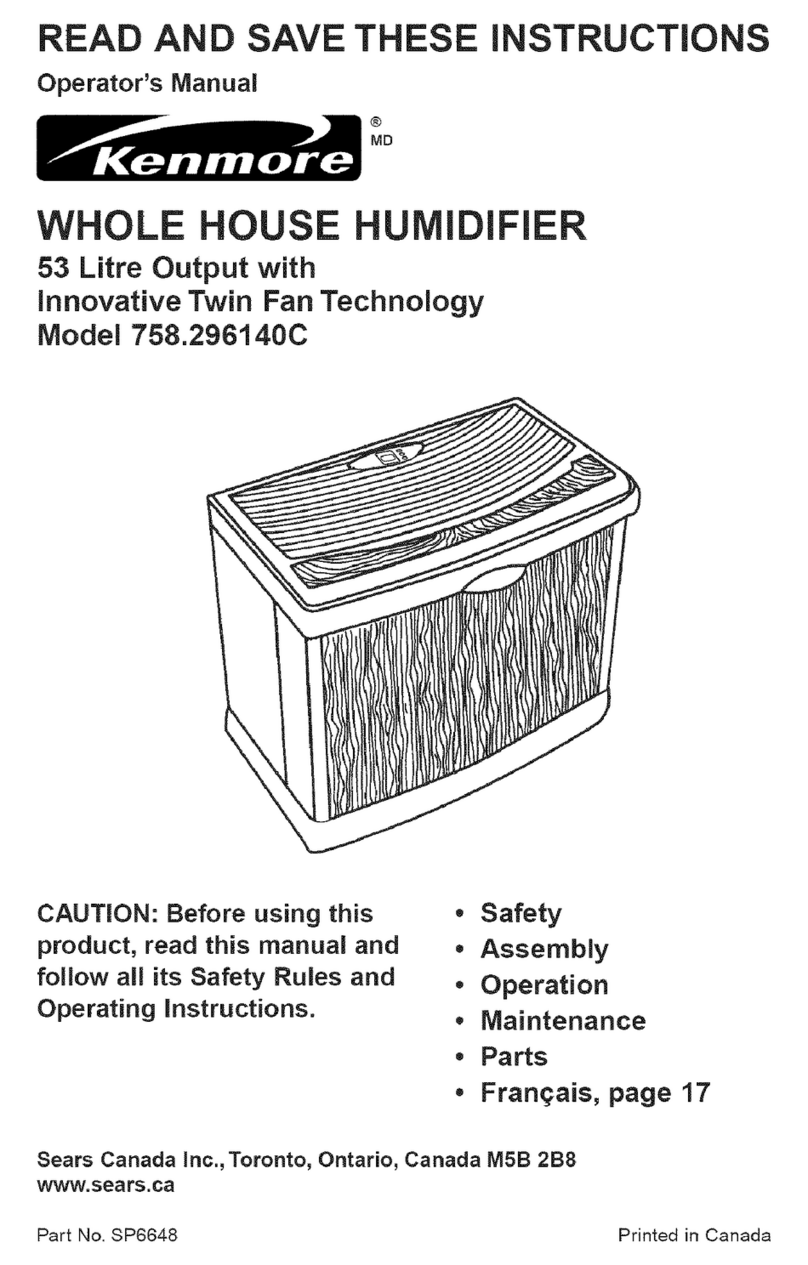 Kenmore 758.296140C Operator's manual