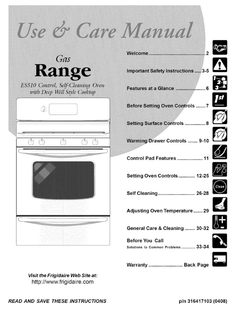 Frigidaire GLGF388DQB User manual
