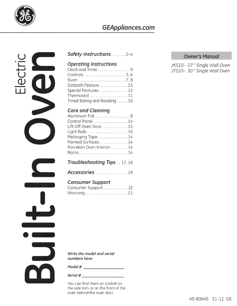 GE JTS10 User manual