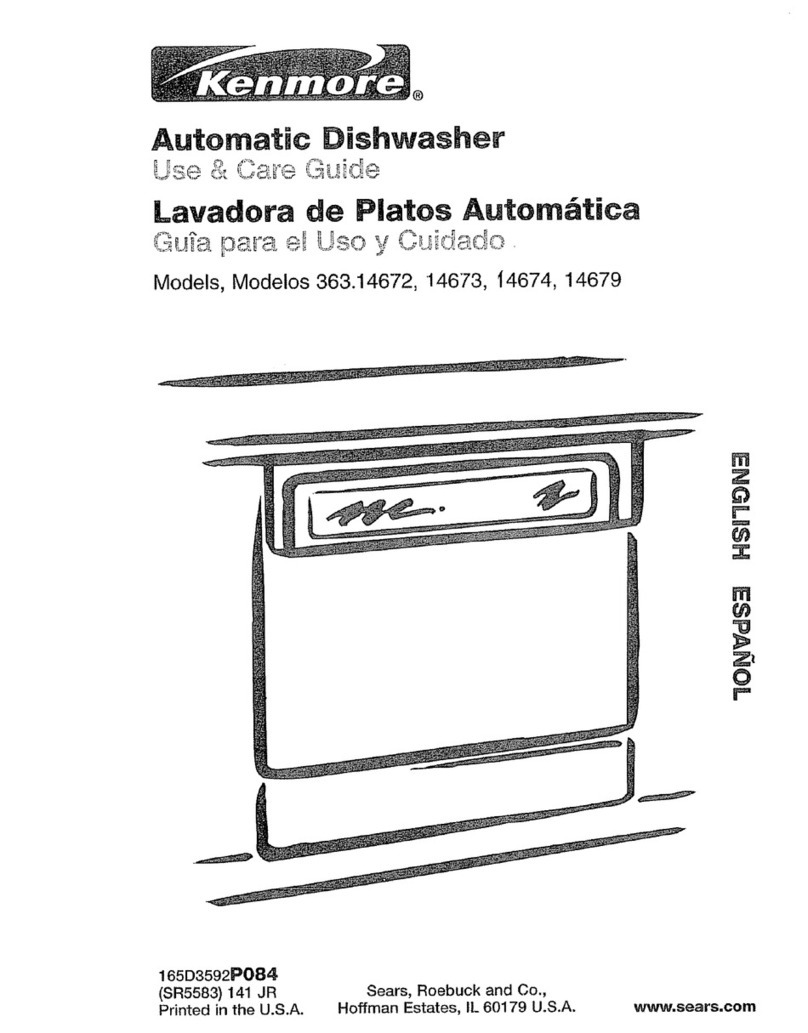Kenmore 363.14672 User manual